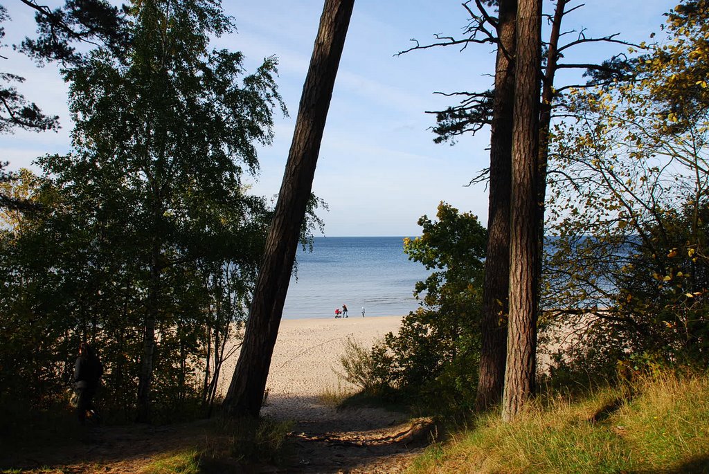 Weg zum Strand von Jurmala by senfi