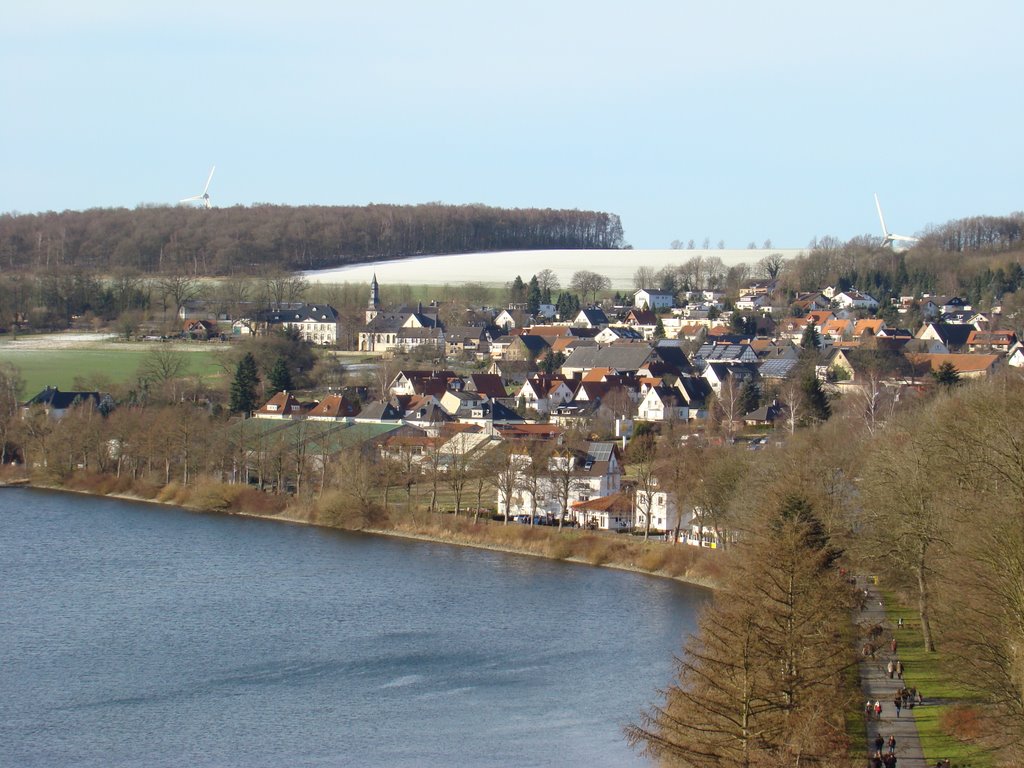 Blick von der Staumauer auf Günne by Windbergbewohner