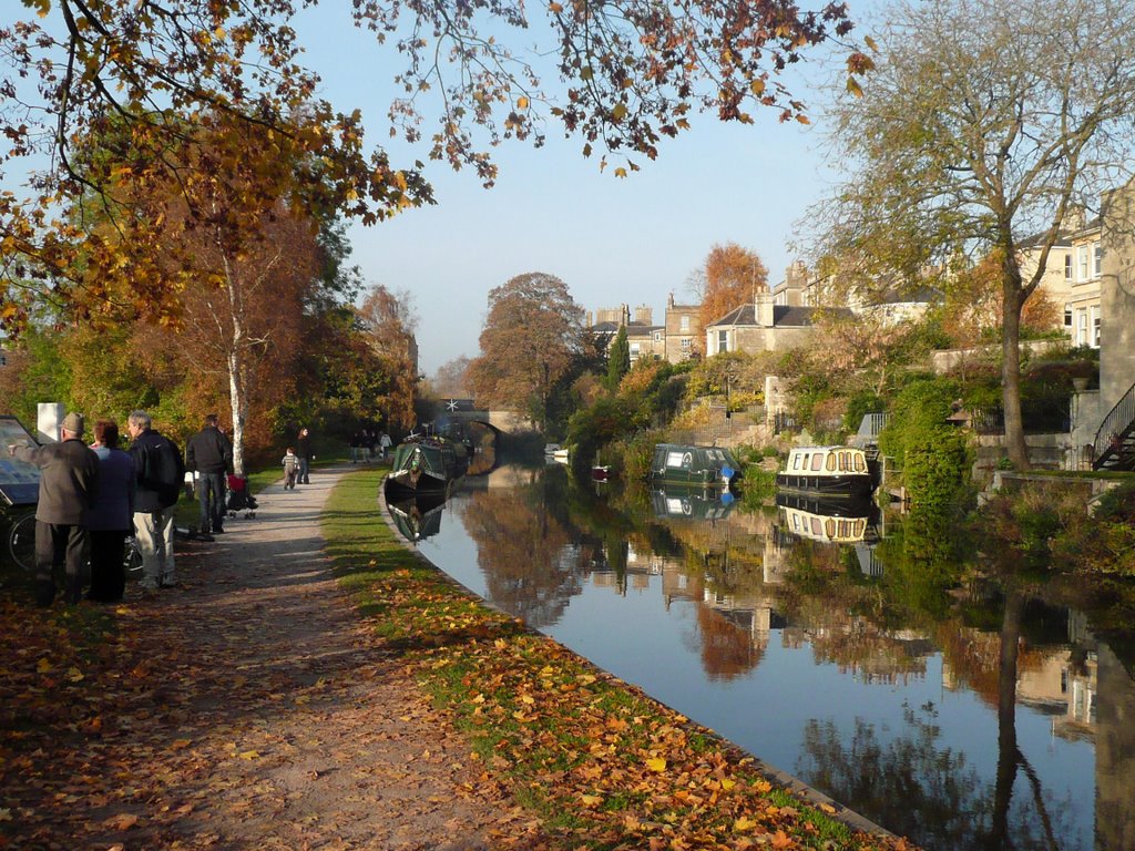 Kennet and Avon Canal, Widcombe, Bath, Autumn 2007 by wjub01