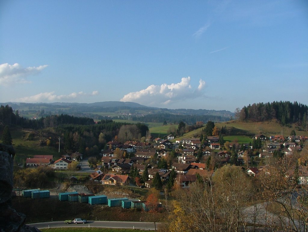 Immenstadt Blick von der Burgzinne by Mayer Richard