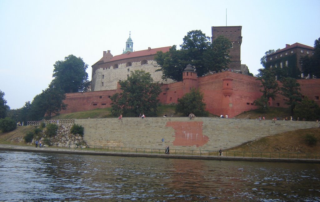 2007-08-11, Krakow, подорож по Віслі - вид на замок by iromko