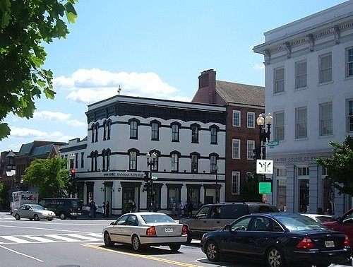 Wisconsin Avenue and M Street, NW, Washington, DC, USA by WasWoWashington