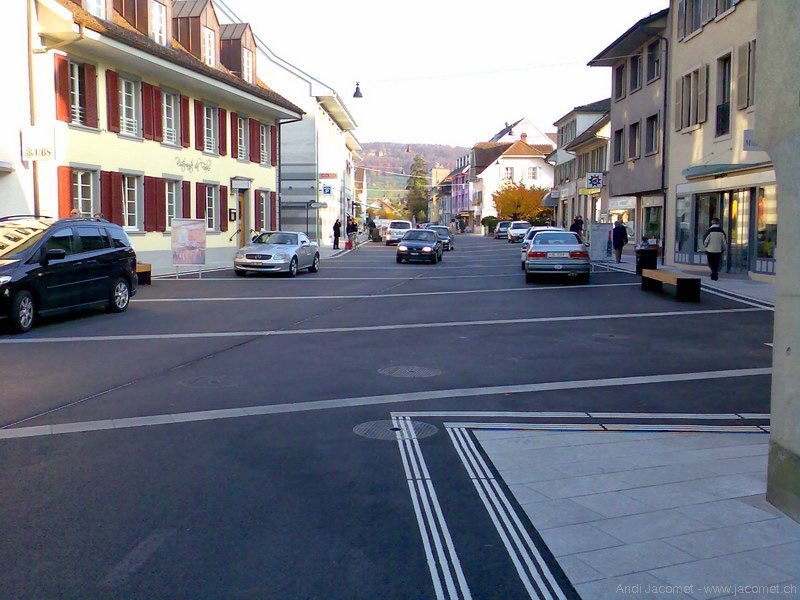 Sissach, frische Begegnungszone, November 2008 by basis104