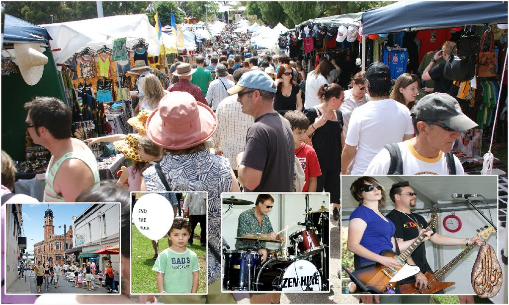 Newtown festival; Newtown was established as a residential and farming area in the early 19th century. The area took its name from a grocery store opened there by John and Eliza Webster in 1832, at a site close to where the Newtown railway station stands today. They placed a sign on top of their store that read "New Town Stores". The name New Town was adopted by kevin mcvay