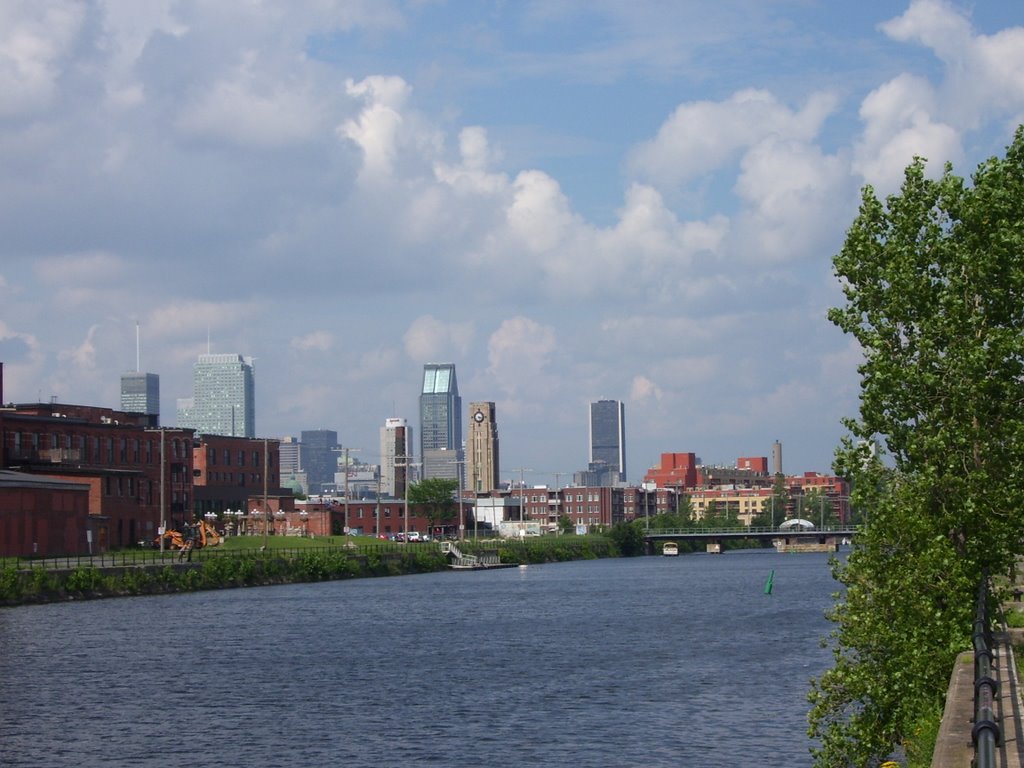 Montréal vue de canal Lachine by peloeil