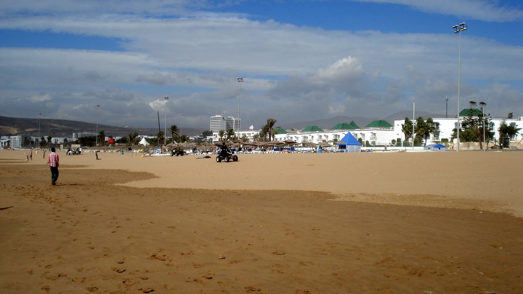 Agadir's beach by Alice from Maltaland