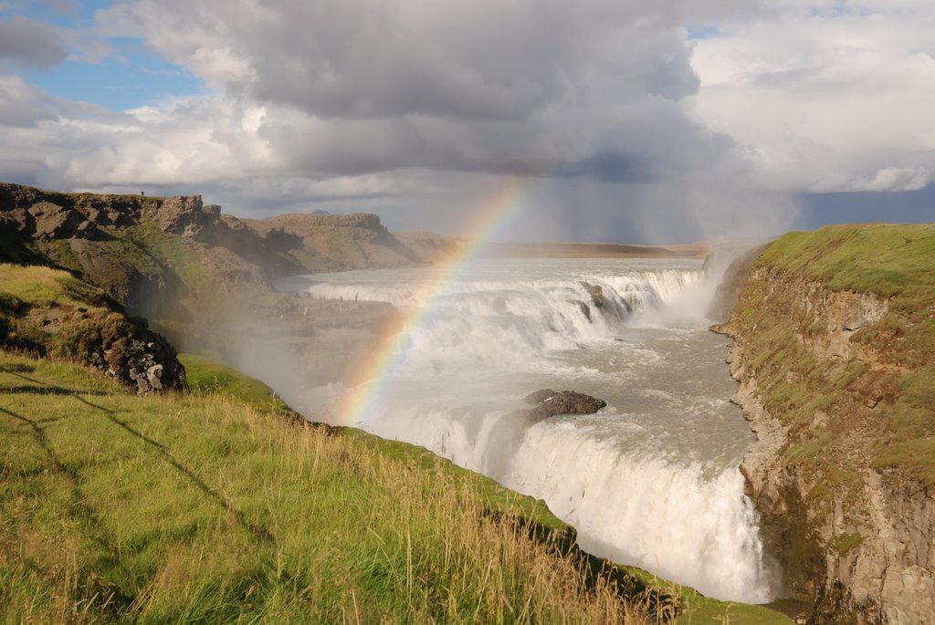 Cascata di Gulfoss by www.casagiuliaroma.i…