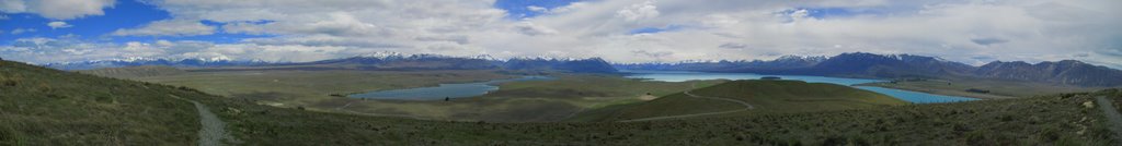 Looking north from Mt John. by blue_polaris85