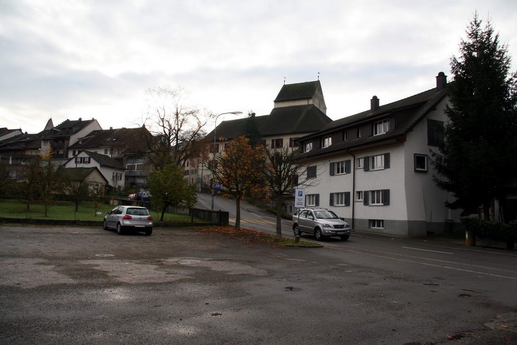 Parplatz an der Dorfstrasse in Klingnau by vodua