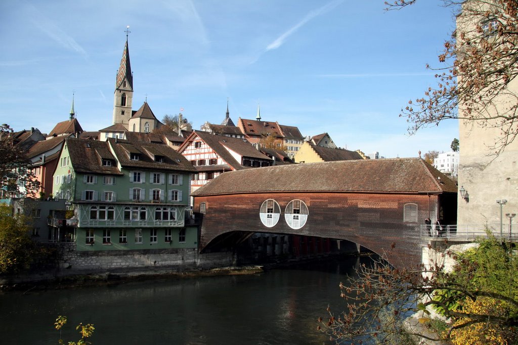 Alte Holzbrücke über die Limmat by vodua