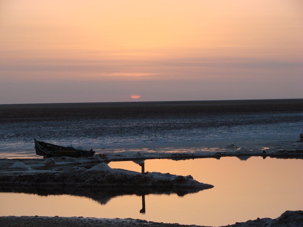 Sonnenaufgang über dem Chott el Jerid by 2ter