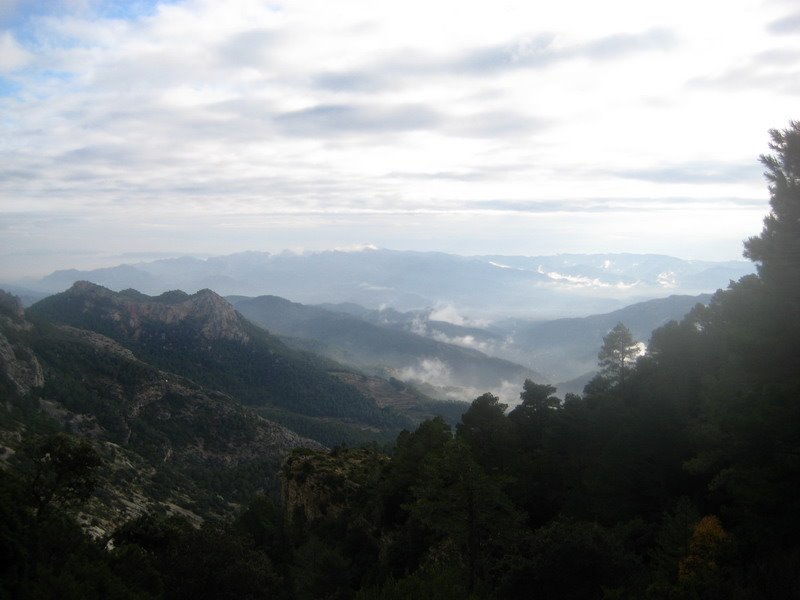 Pujant al Coll de la Gilaberta by Lluis Ibañez