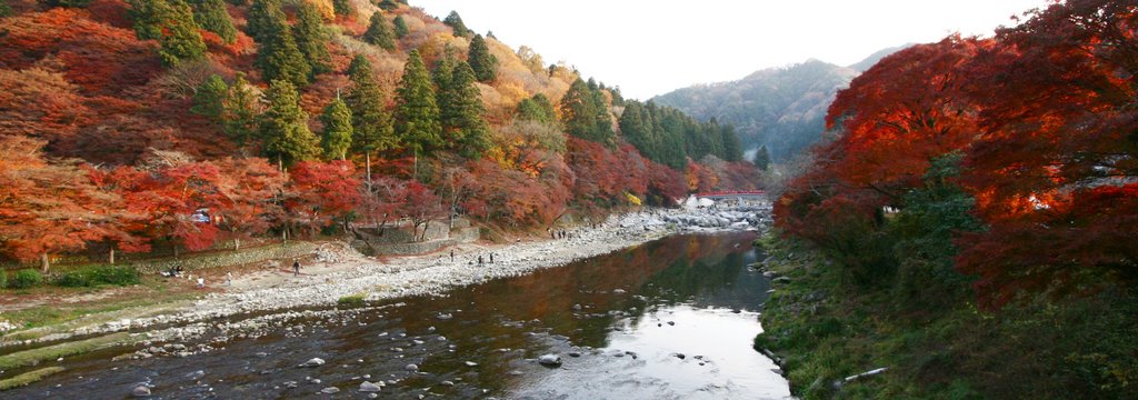 香嵐渓の紅葉 (愛知県豊田市足助町) by gundam2345