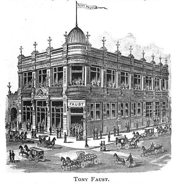 Tony Faust Restaurant, 1891 by STLhistory