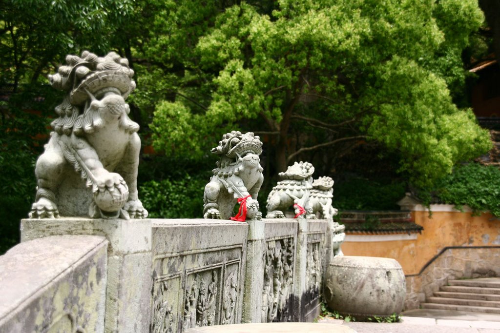 Putuo lions sculpture by hummer-jpg