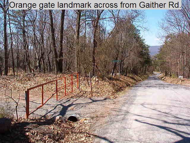 Landmark Orange gate of Stoney Cabin Hunt Club at Magnolia & Gaither by i4hunting