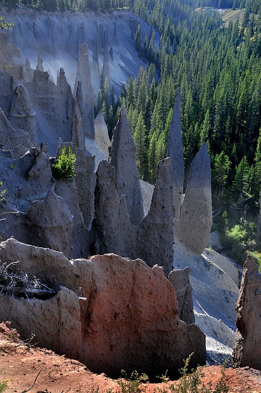 The Pinnacles of Crater Lake NP by Tibor M