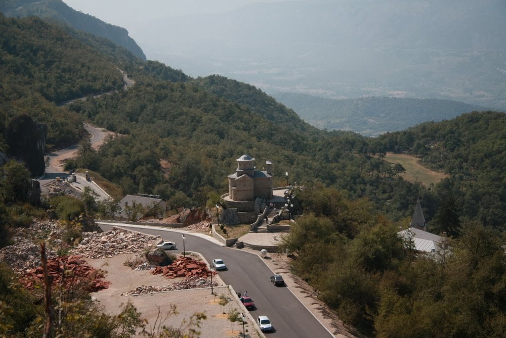 Ostrog monastery new church by Yustas