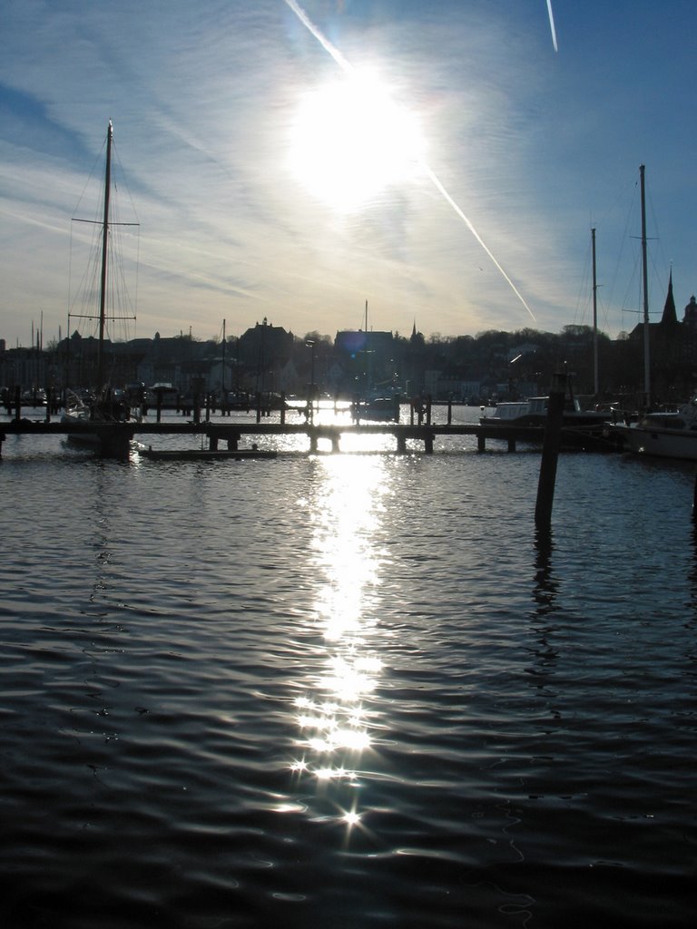 Abenddämmerung über dem Flensburger Hafen by © R.Möhler