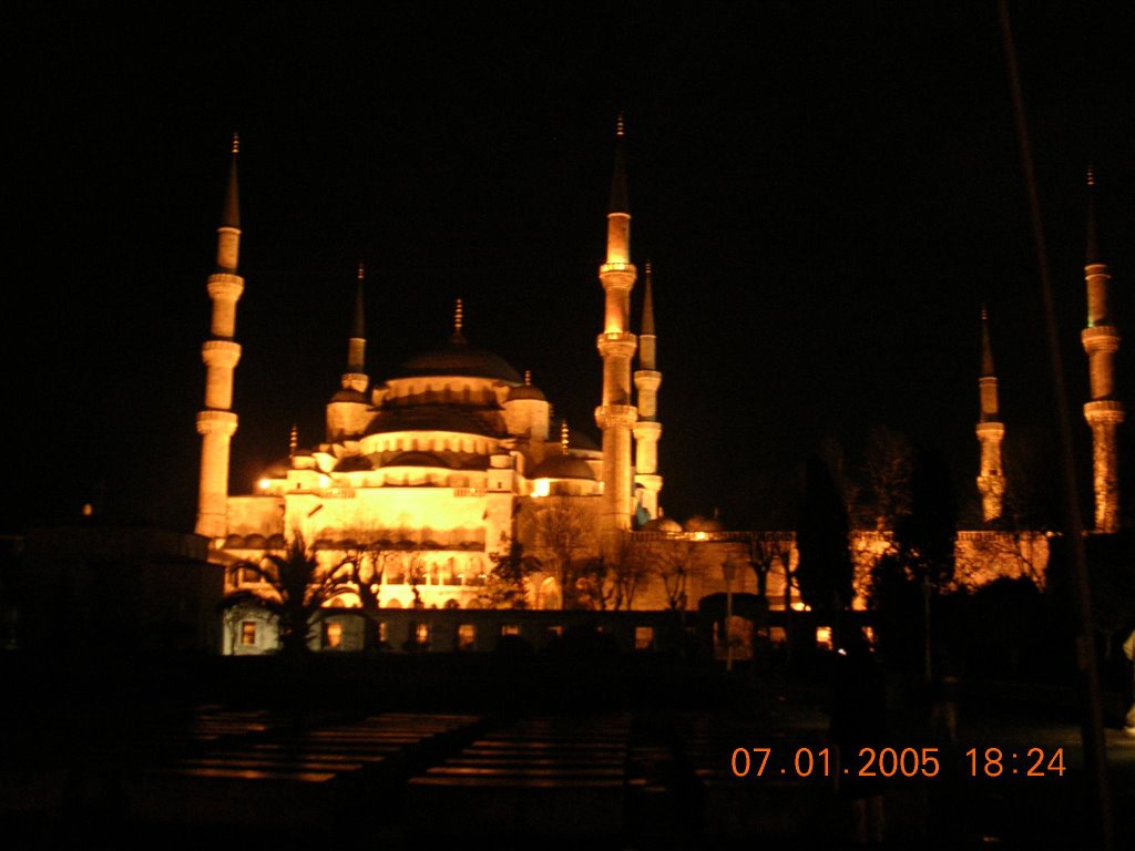 Blue mosque(night) by mehmetali