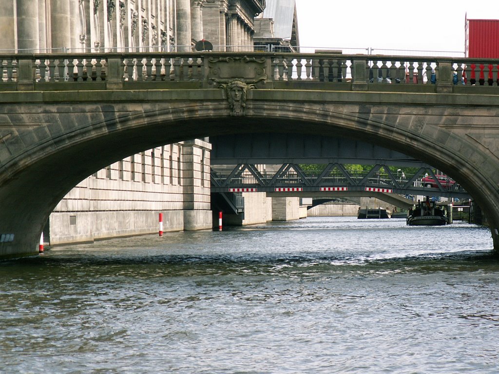 Spree, near Pergamonmuseeum, Berlin by axel a.