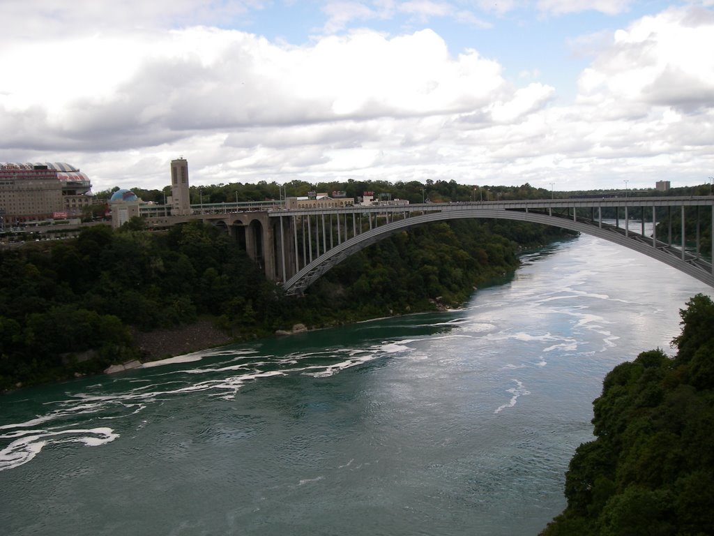 Frontera Canada y USA en Cataratas del Niagara ( Niagara Falls borderline) by ryobermejo