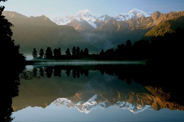 Lake Matheson, 3 km from Weheka by MHartkamp