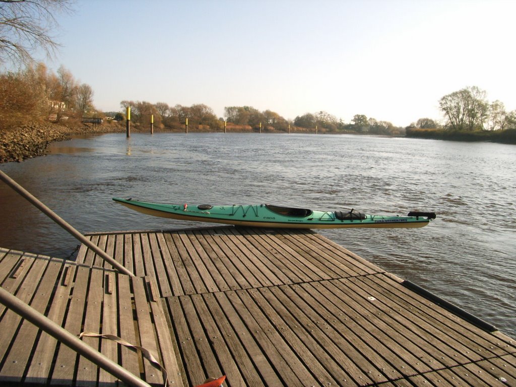 Bootsanleger an der Lesum by juergen.jr