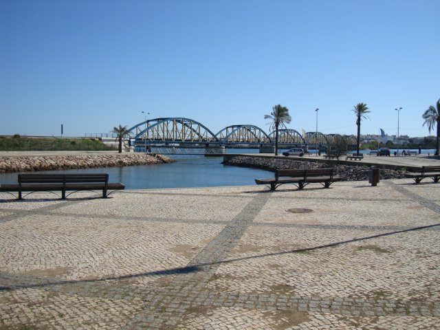 Ponte ferroviária sobre o rio Arade by fmbalau