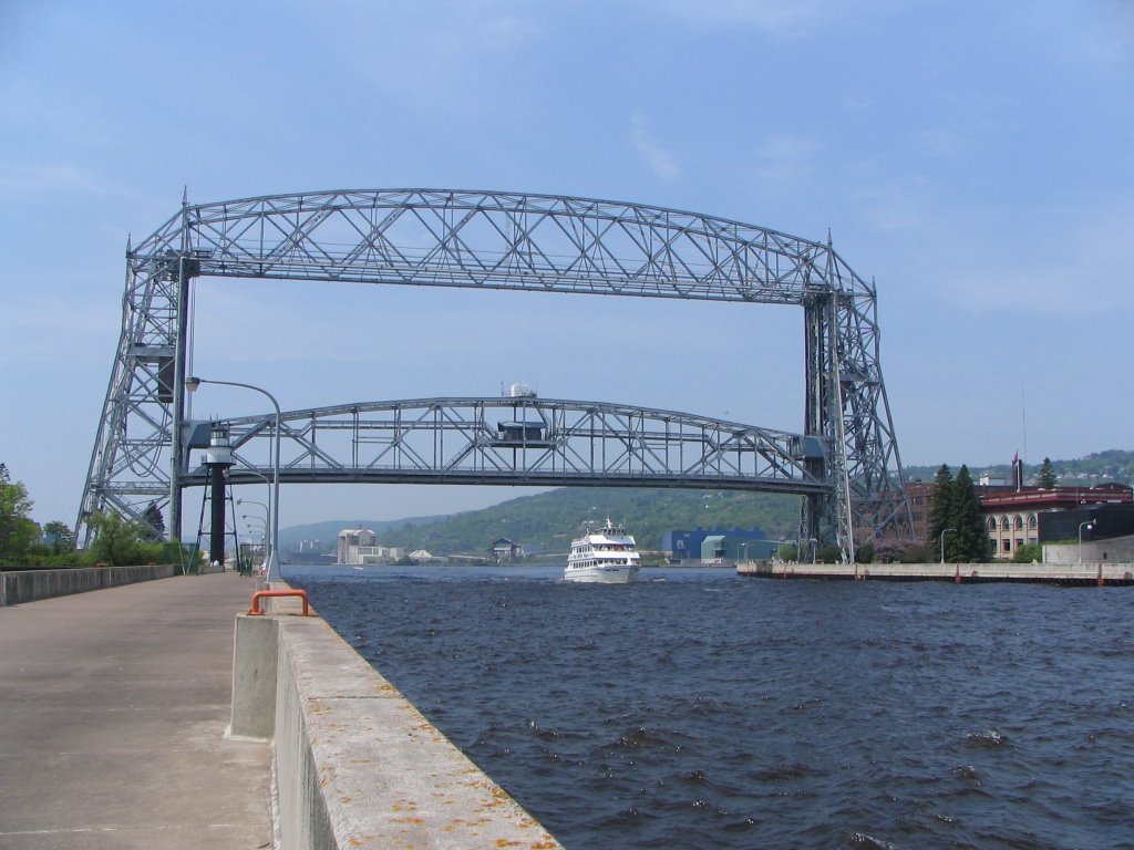 Lift bridge by western mn