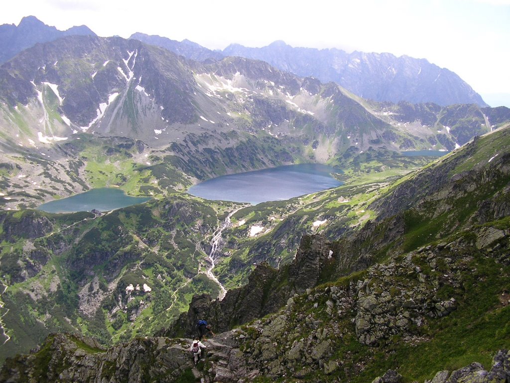 A view form Krzyzne to 5 Lakes Valley by kozborn