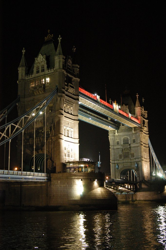 Tower Bridge at Night by Ken Scarboro