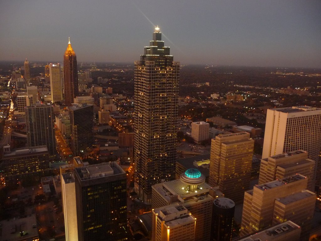 Atlanta panorama da westin hotel by paolo galimi