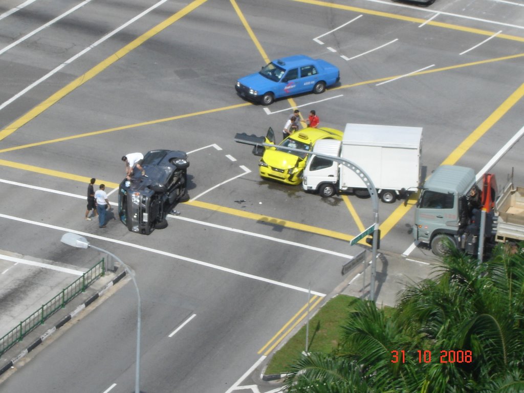 Accident in Pasir Ris by Firman