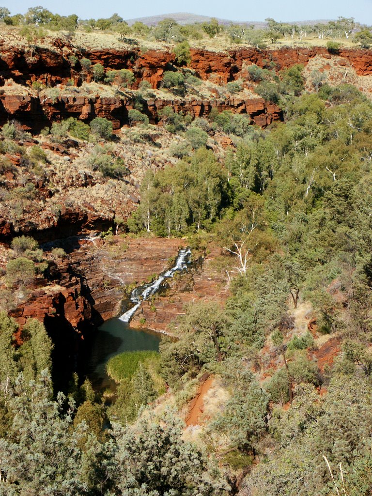 Westaustralia: Karijini NP; Fortescue Falls by paulmueller.ch