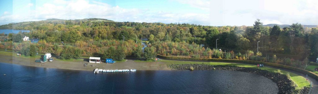 Panoramic Picture, Loch Lomond, Balloch, Alexandria, Scotland by Mohammad Aslam Javed Bhatti by Aslam Javed