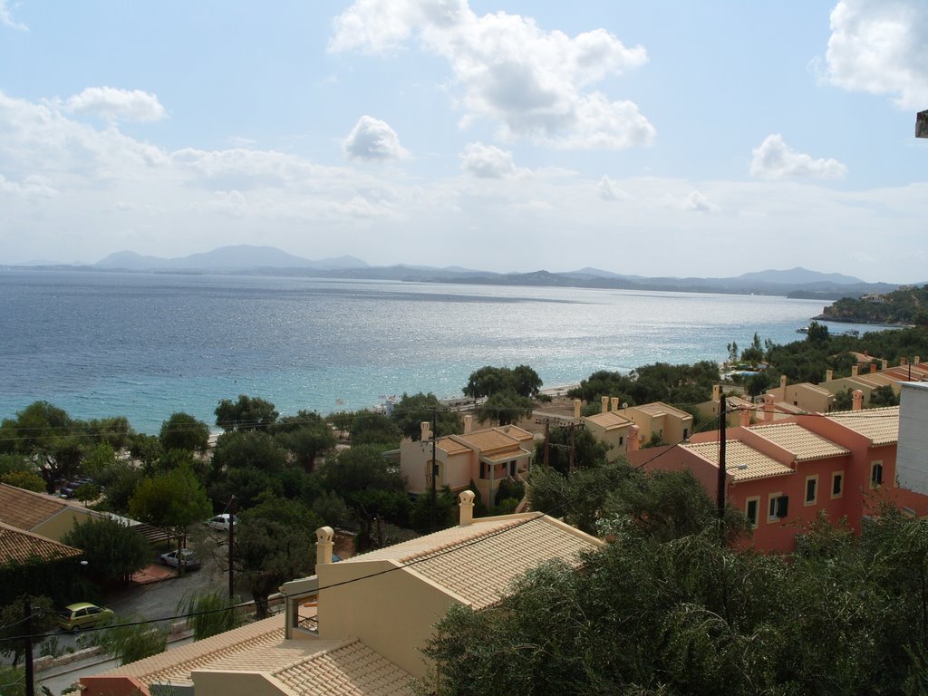 View of corfu town from barbati by kmcintosh