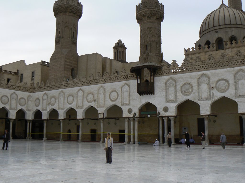 Entrée de la mosquée el azhar by louis-marie gaudemet