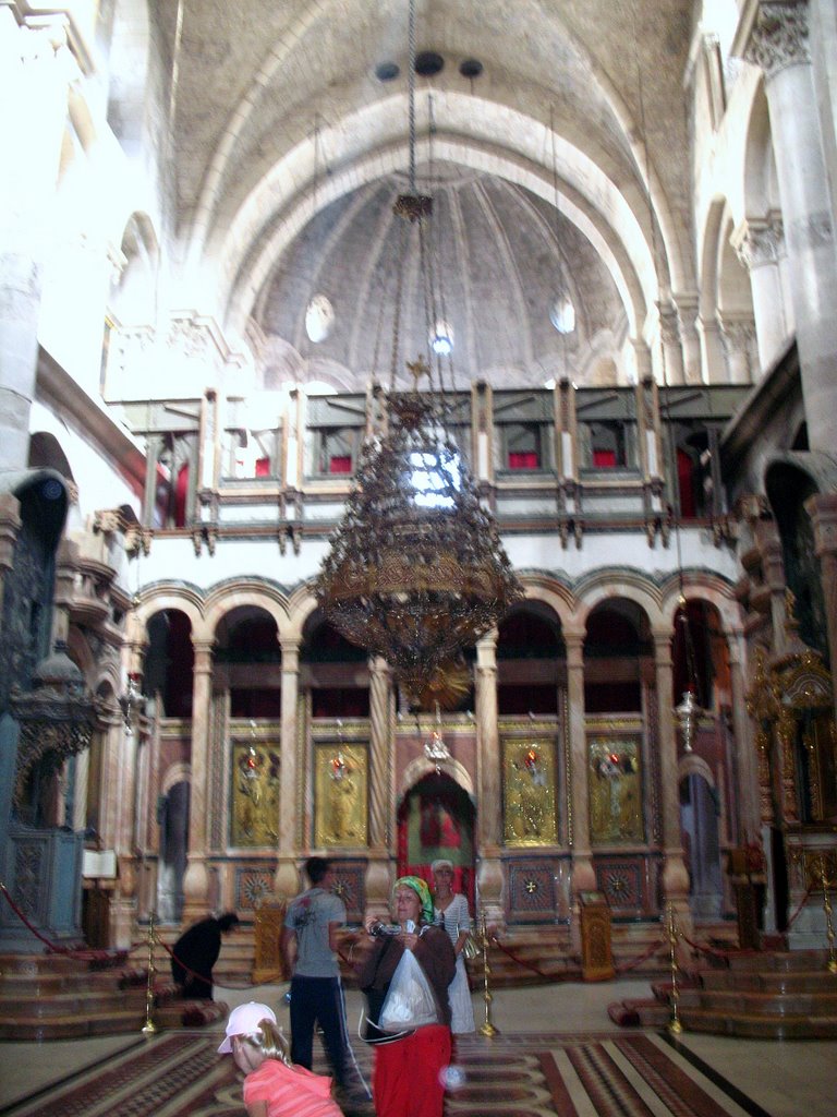 in Church of the Holy Sepulcher by Michael D