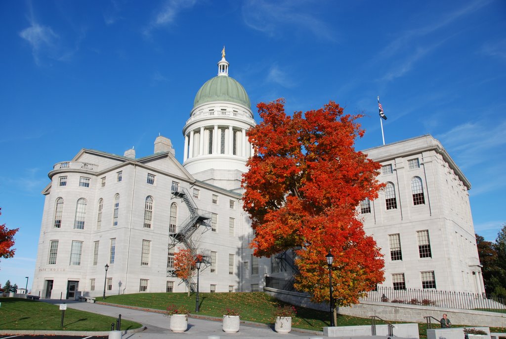 State House Augusta 1 by Seimen Burum