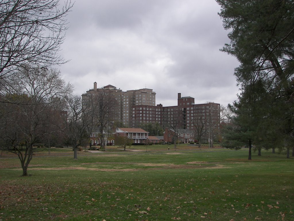 West End City Apartments from Forest Park by STLhistory