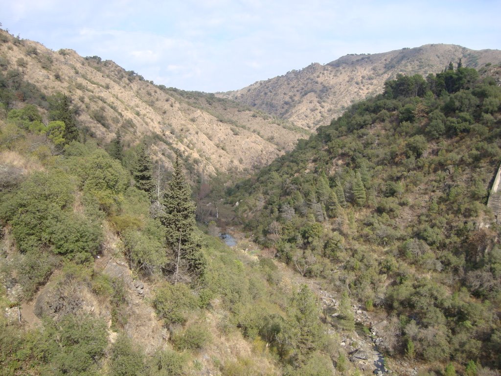 Dique Los Molinos, Vista hacia el río by navelinopablo