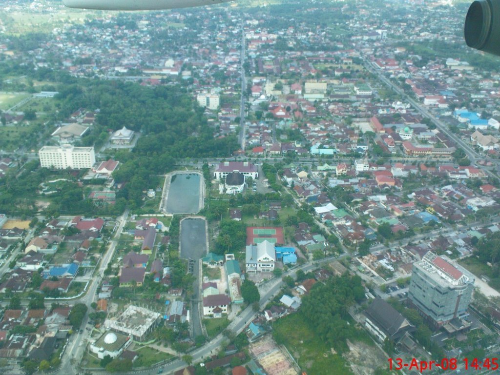 Pekanbaru Central residential area Aerial View by rilham2