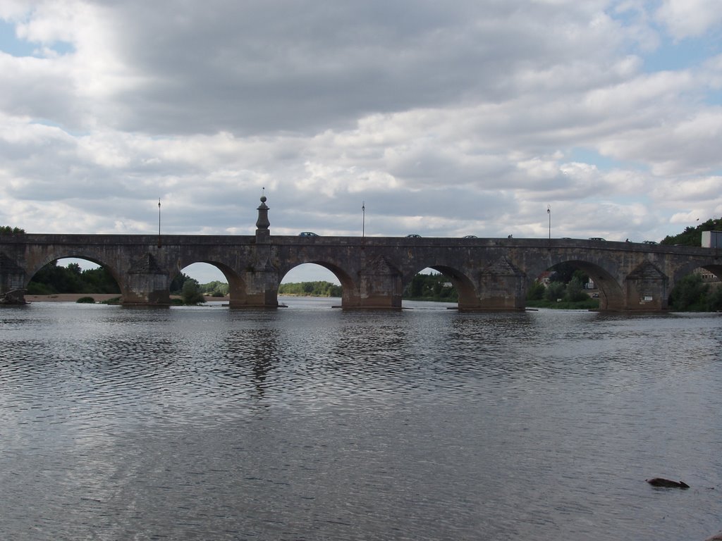 Le pont de la charité sur la loire by lacomare