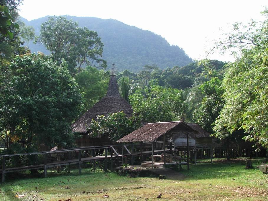 Bidayuh House on Sarawak Cultural Village by Ajie Arief