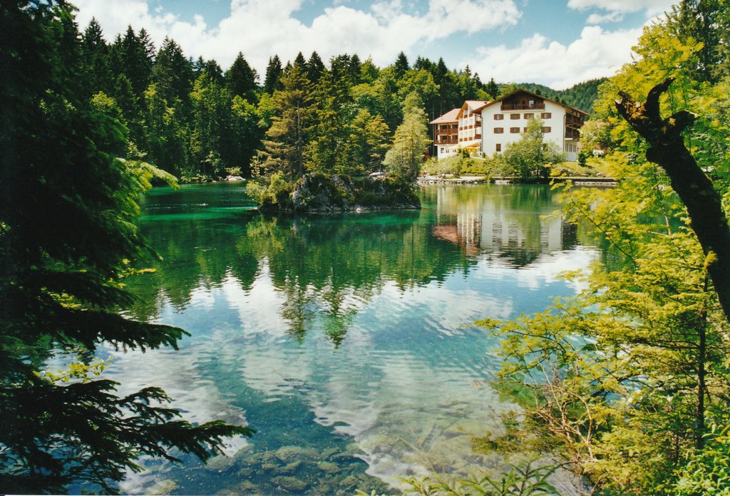 Grainau, Badersee mit Hotel by Why-zan-born