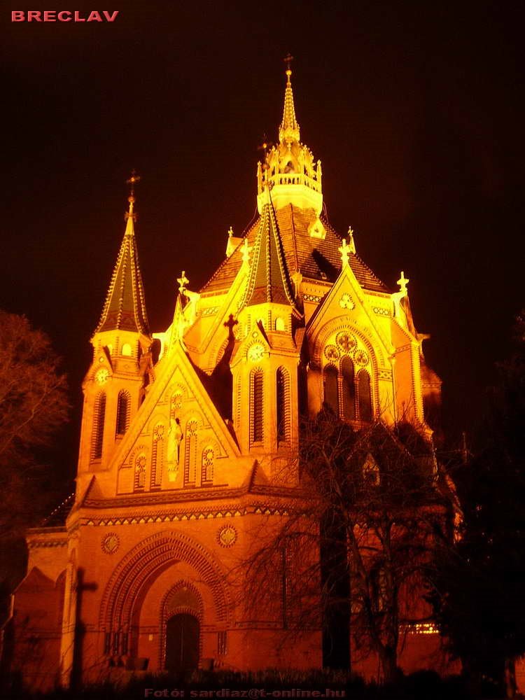 Church, evening - Břeclav PC300235-1 by Sárdi A. Zoltán ♥Budapest♥