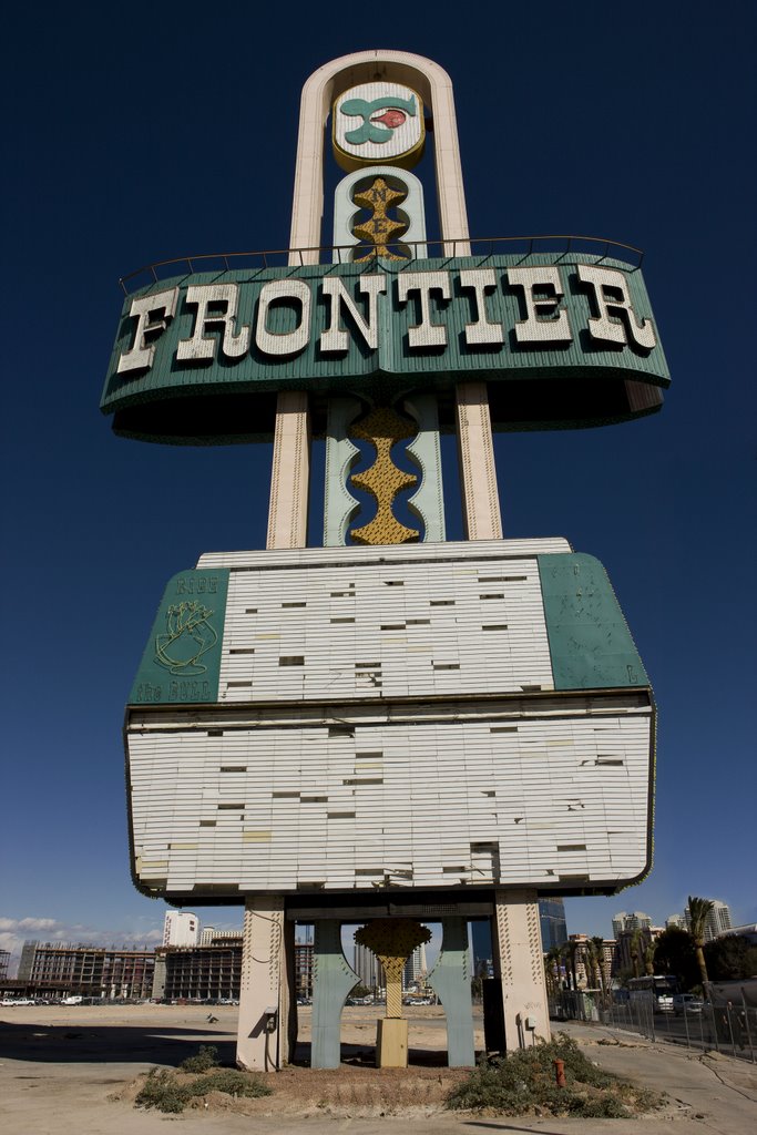 Old Frontier Sign by trevor leighton