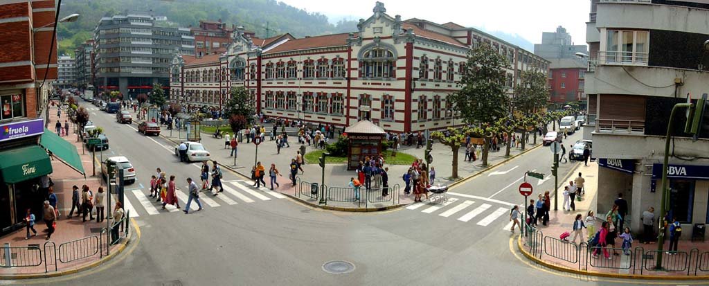 Mieres, colegio liceo aniceto sela manuel llaneza by jrviejo