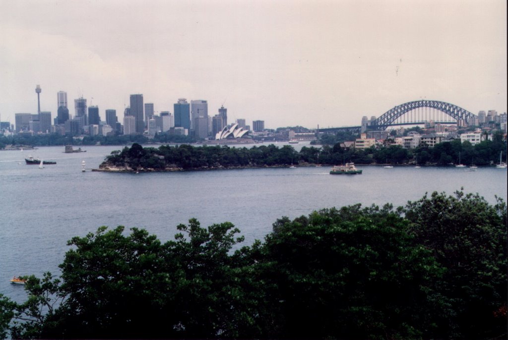 从悉尼塔朗加动物园看悉尼湾和城市 Sydney harbour views from Taronga Zoo by 黄放